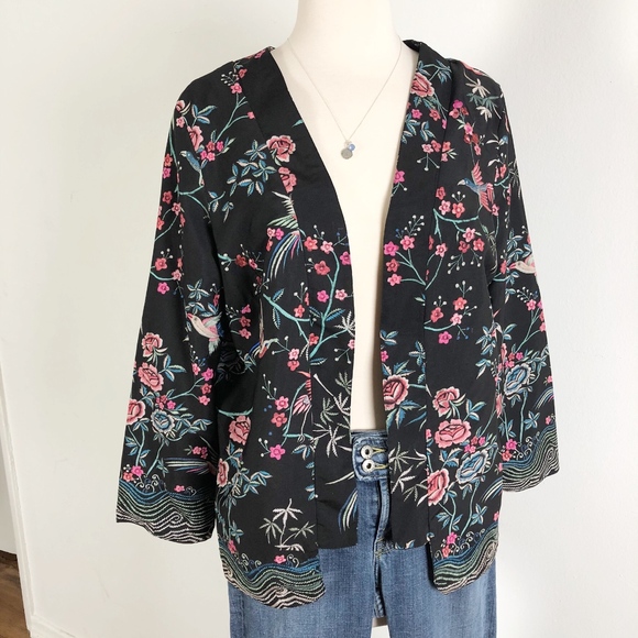 Monsoon Jackets & Blazers - Monsoon Floral Cardigan, Sz 10